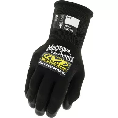 Mechanix Wear SpeedKnit™ S1DC05 Coated-Knit Work Gloves, Black