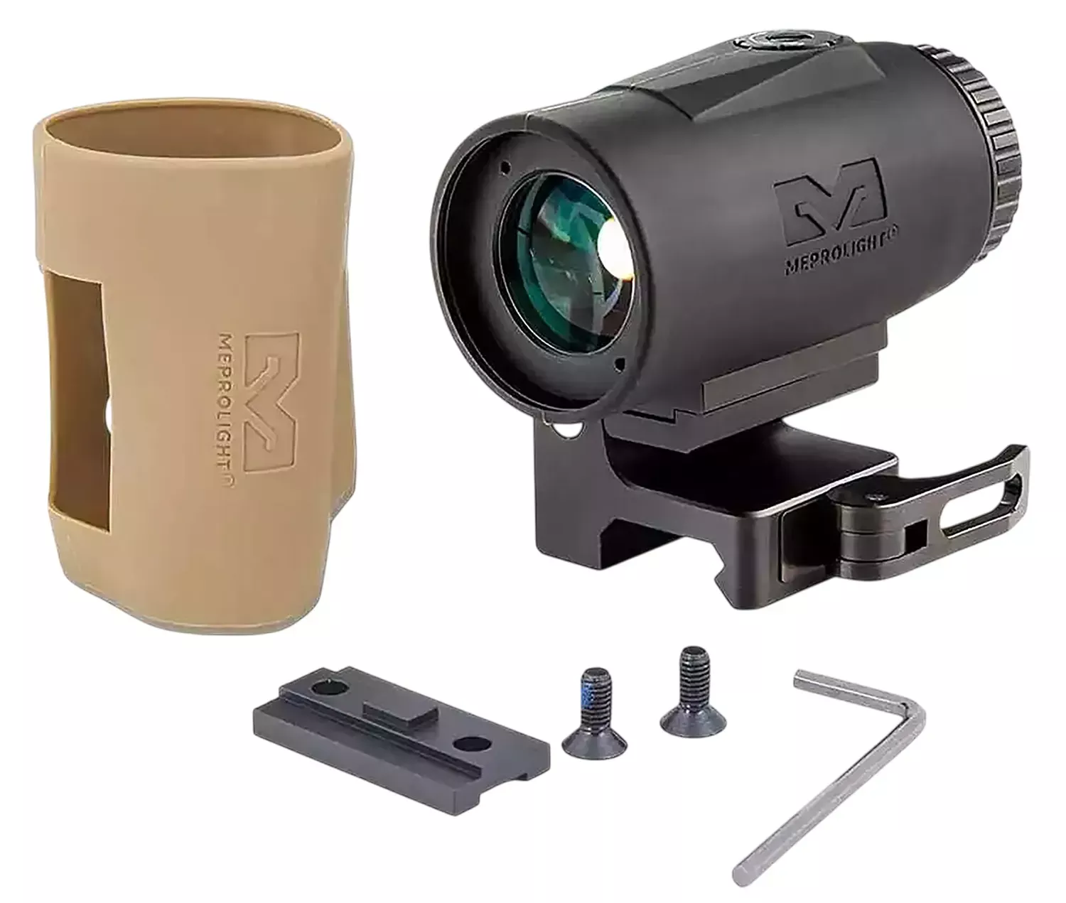 Meprolight MMX4 4x24 Micro Magnifier with Quick-Flip Picatinny Mount 8016000200