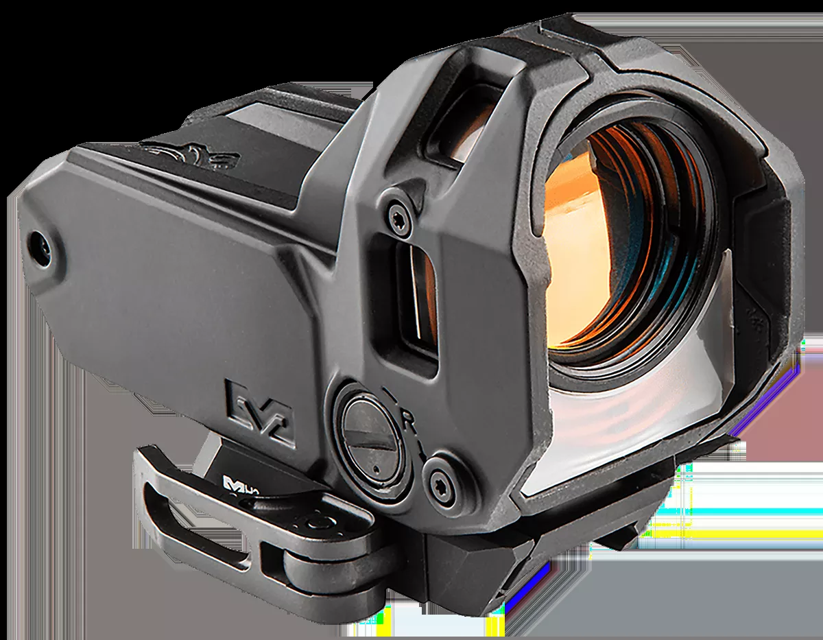 Meprolight USA M22 Red Dot Sight 1 x 1.0" x 0.80" 3.5 MOA Bullseye/40 MOA Ring Picatinny QD Mount Black Aluminum