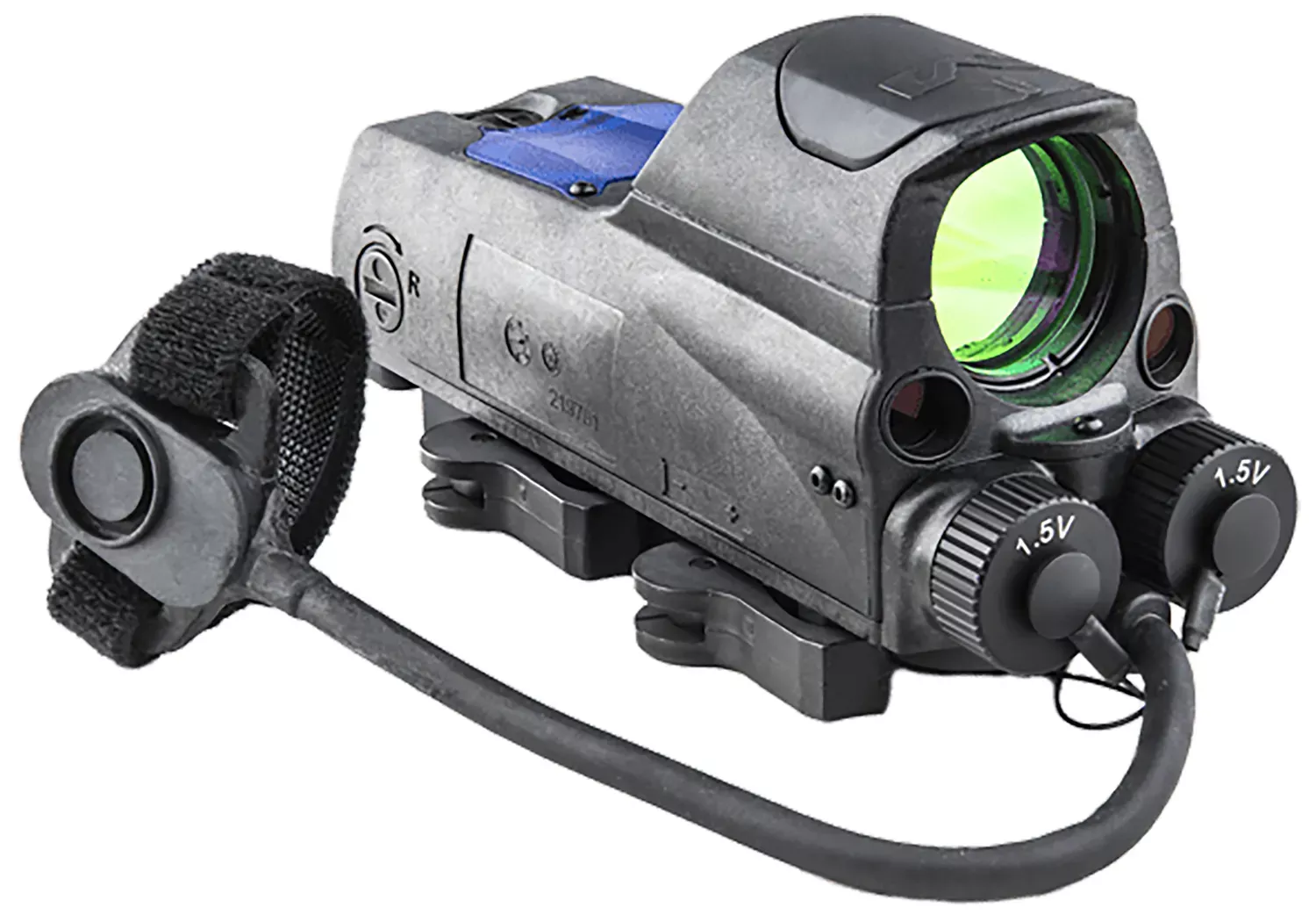 Meprolight USA MOR PRO 1x30mm 4.3 MOA Amber Dot/Bullseye Illuminated Reticle Red/IR Laser Black Aluminum