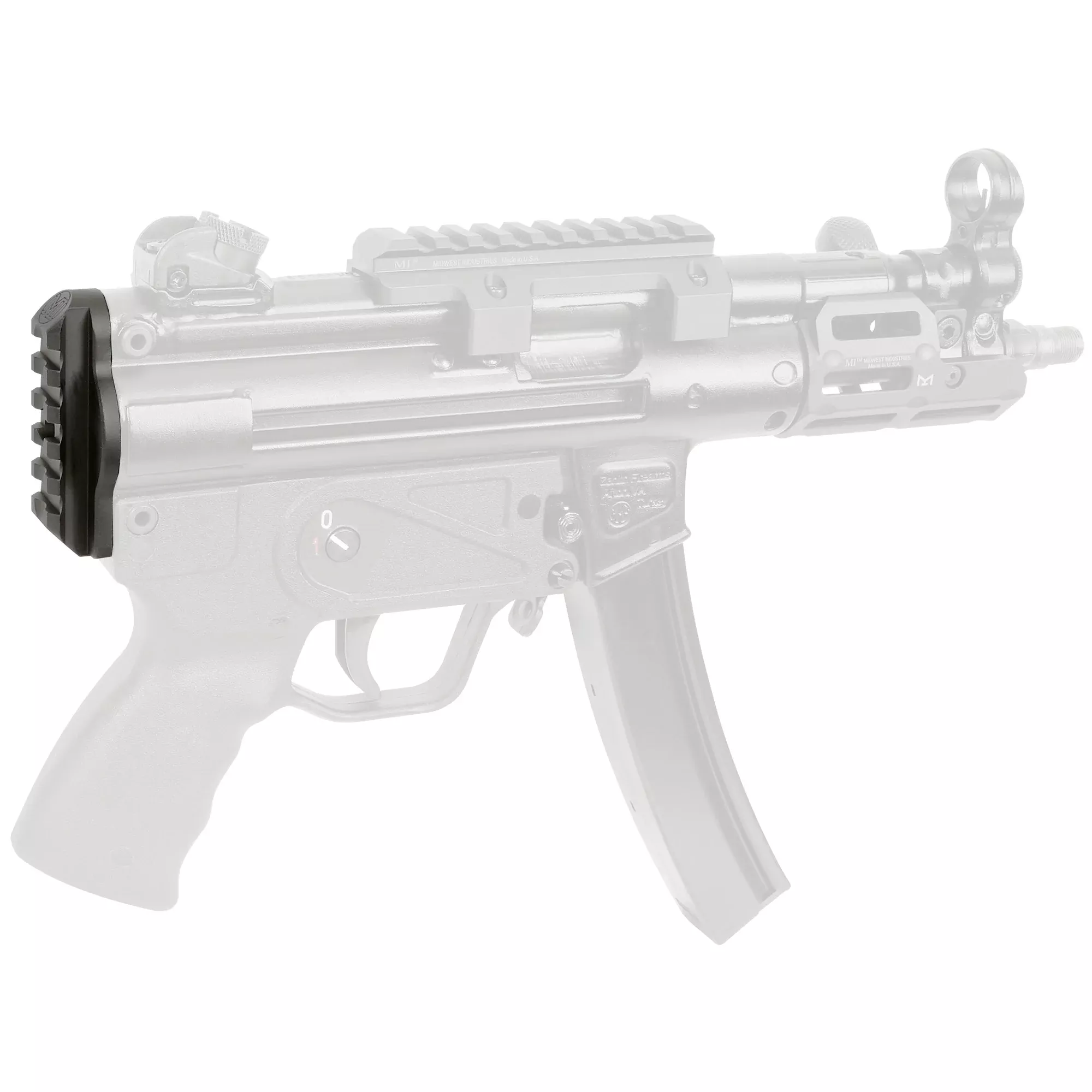 Mi Mp5k 1913 End Plate Adapter - Black
