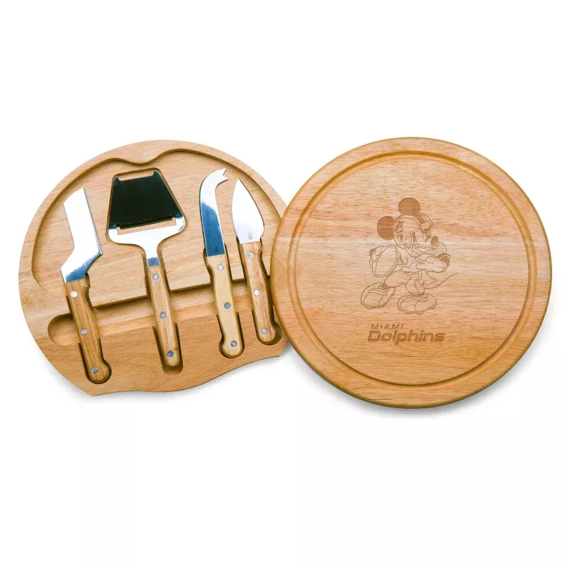 Miami Dolphins Mickey Mouse – Circo Cheese Cutting Board & Tools Set
