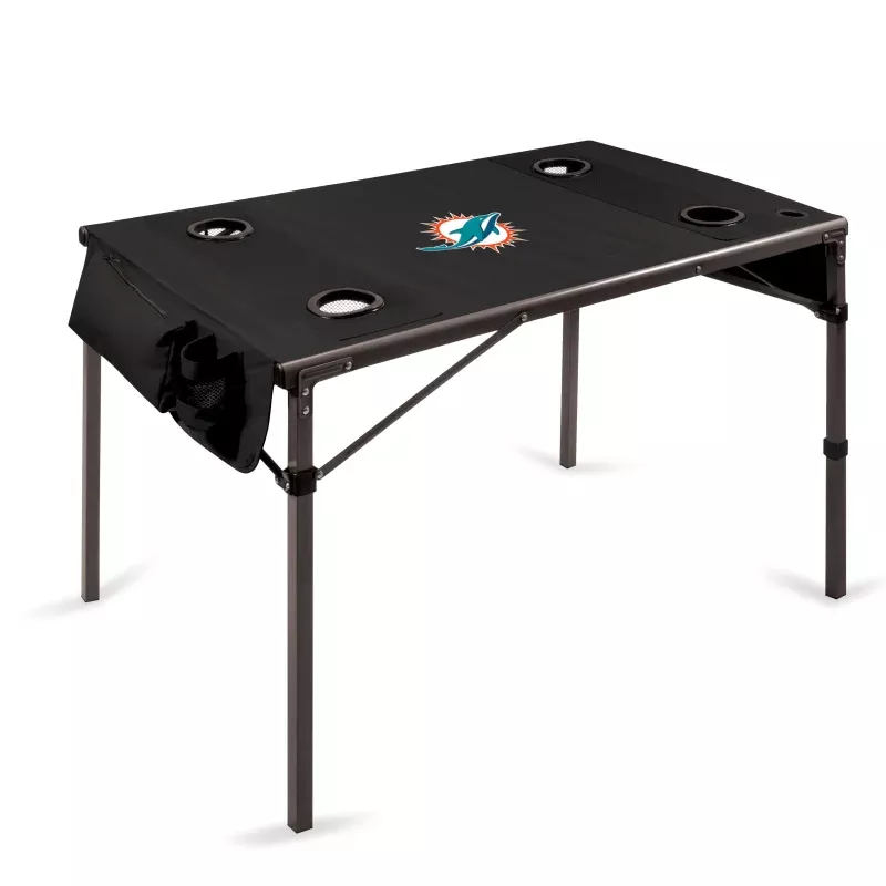 Miami Dolphins – Travel Table Portable Folding Table