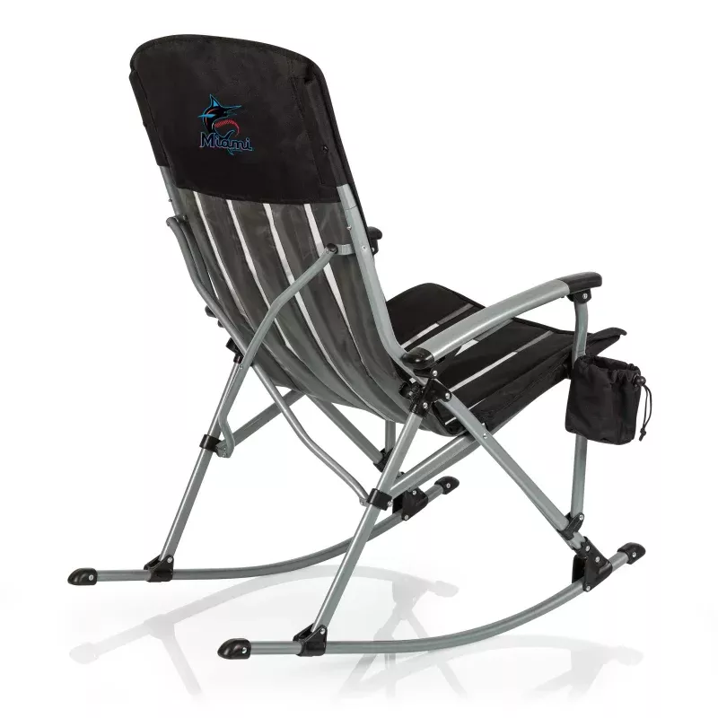 Miami Marlins – Outdoor Rocking Camp Chair