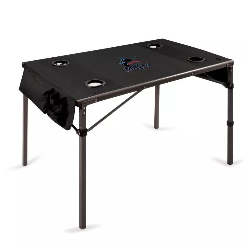 Miami Marlins – Travel Table Portable Folding Table