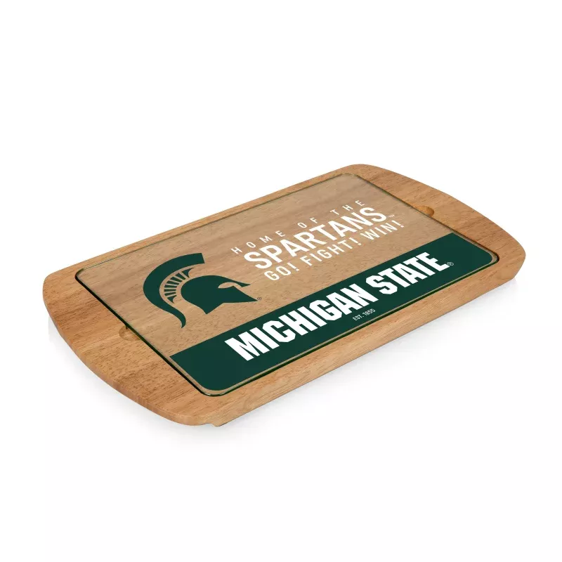 Michigan State Spartans – Billboard Glass Top Serving Tray