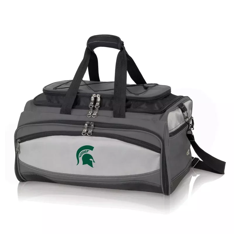 Michigan State Spartans – Buccaneer Portable Charcoal Grill & Cooler Tote