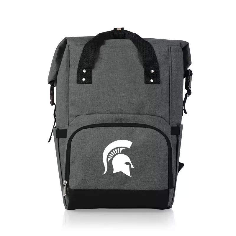 Michigan State Spartans – On The Go Roll-Top Backpack Cooler