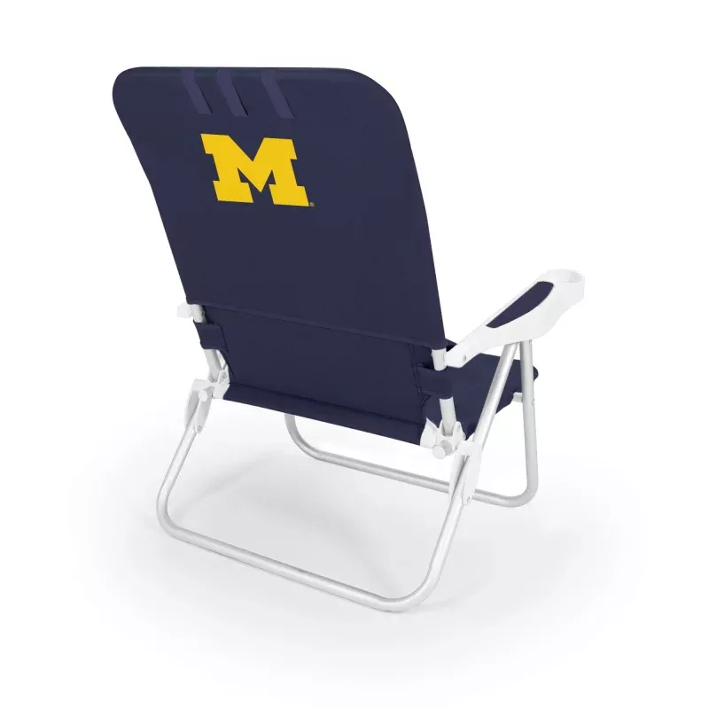 Michigan Wolverines – Monaco Reclining Beach Backpack Chair