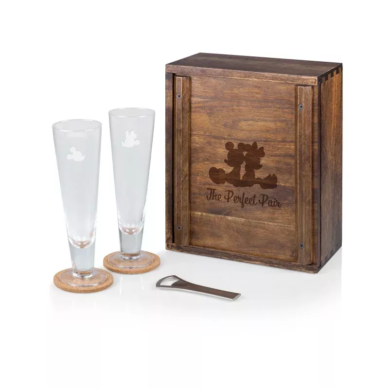 Mickey & Minnie Mouse – Beverage Glass Set