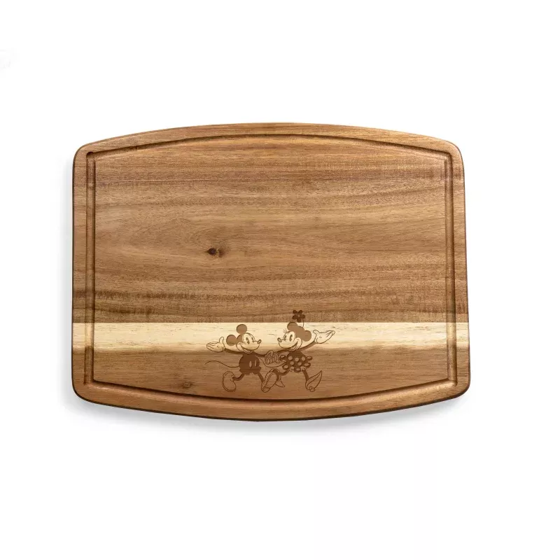 Mickey & Minnie Mouse – Ovale Acacia Cutting Board