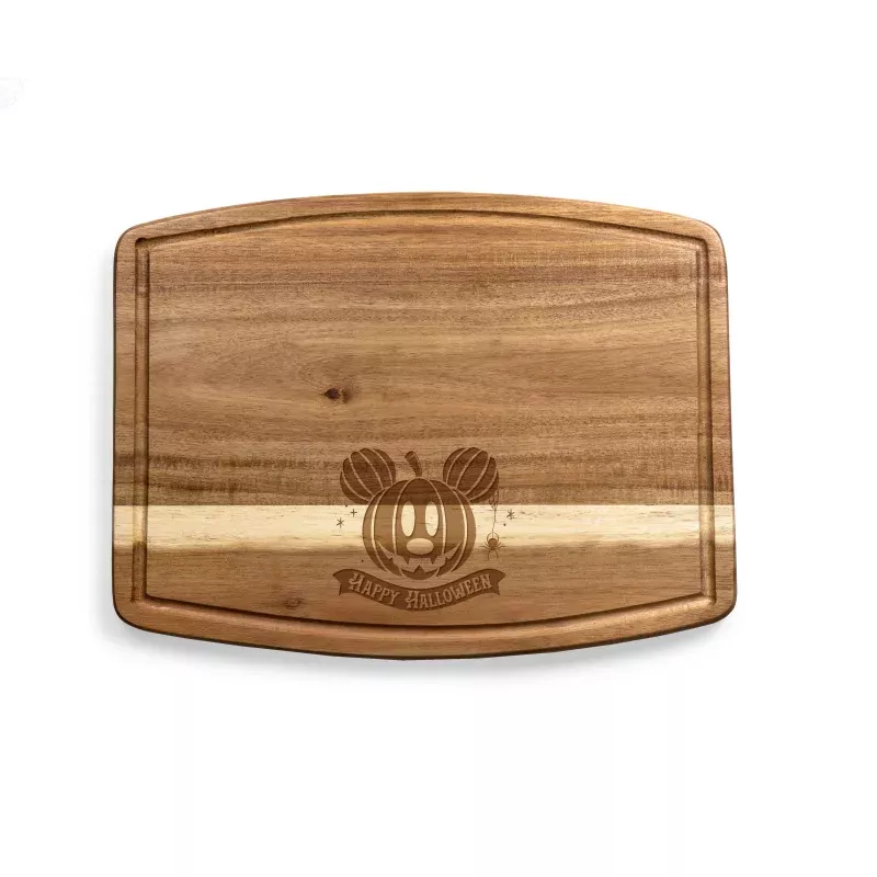 Mickey Mouse Pumpkin Face – Ovale Acacia Cutting Board
