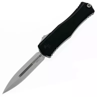 Microtech Hera II - Black Handle Stonewashed Blade