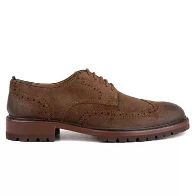 MILWAUKEE BOOT Men's Astor Lug Sole Wingtip Shoes (20522)