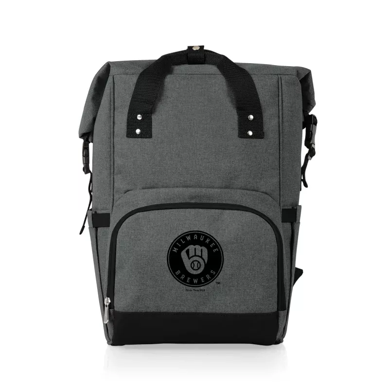 Milwaukee Brewers – On The Go Roll-Top Backpack Cooler