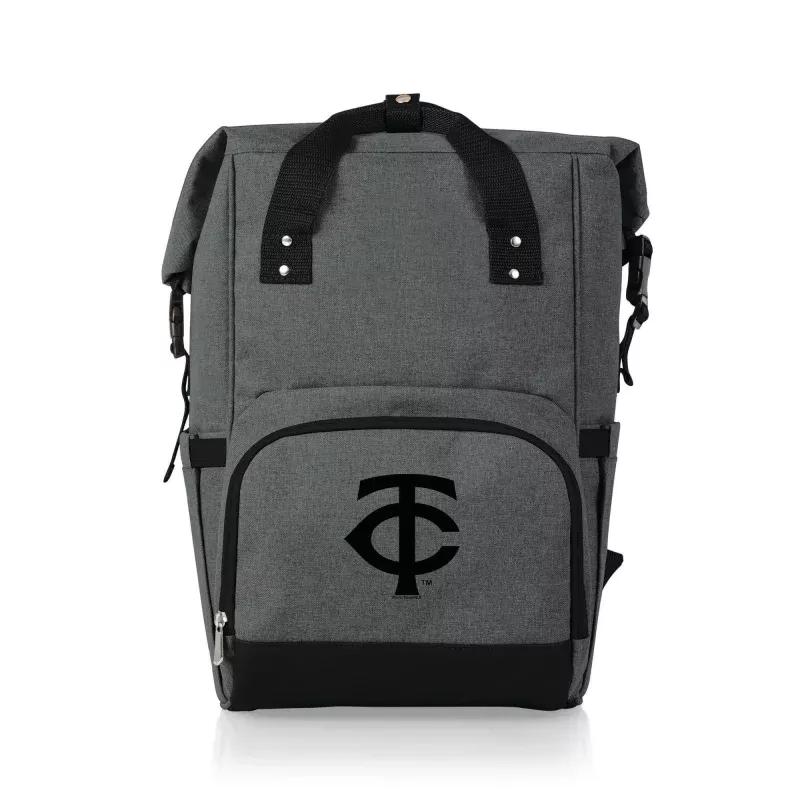 Minnesota Twins – On The Go Roll-Top Backpack Cooler