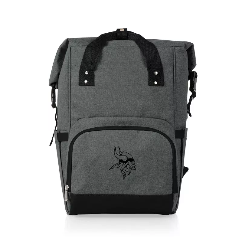 Minnesota Vikings – On The Go Roll-Top Backpack Cooler