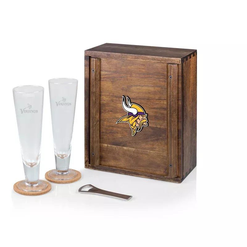 Minnesota Vikings – Pilsner Beer Glass Gift Set