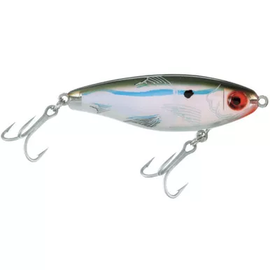 MIRROLURE MirrOdine Mini 17MR Redhead/White Back and Belly/Silver Luminescence Suspending Twitchbait (17MR-49)