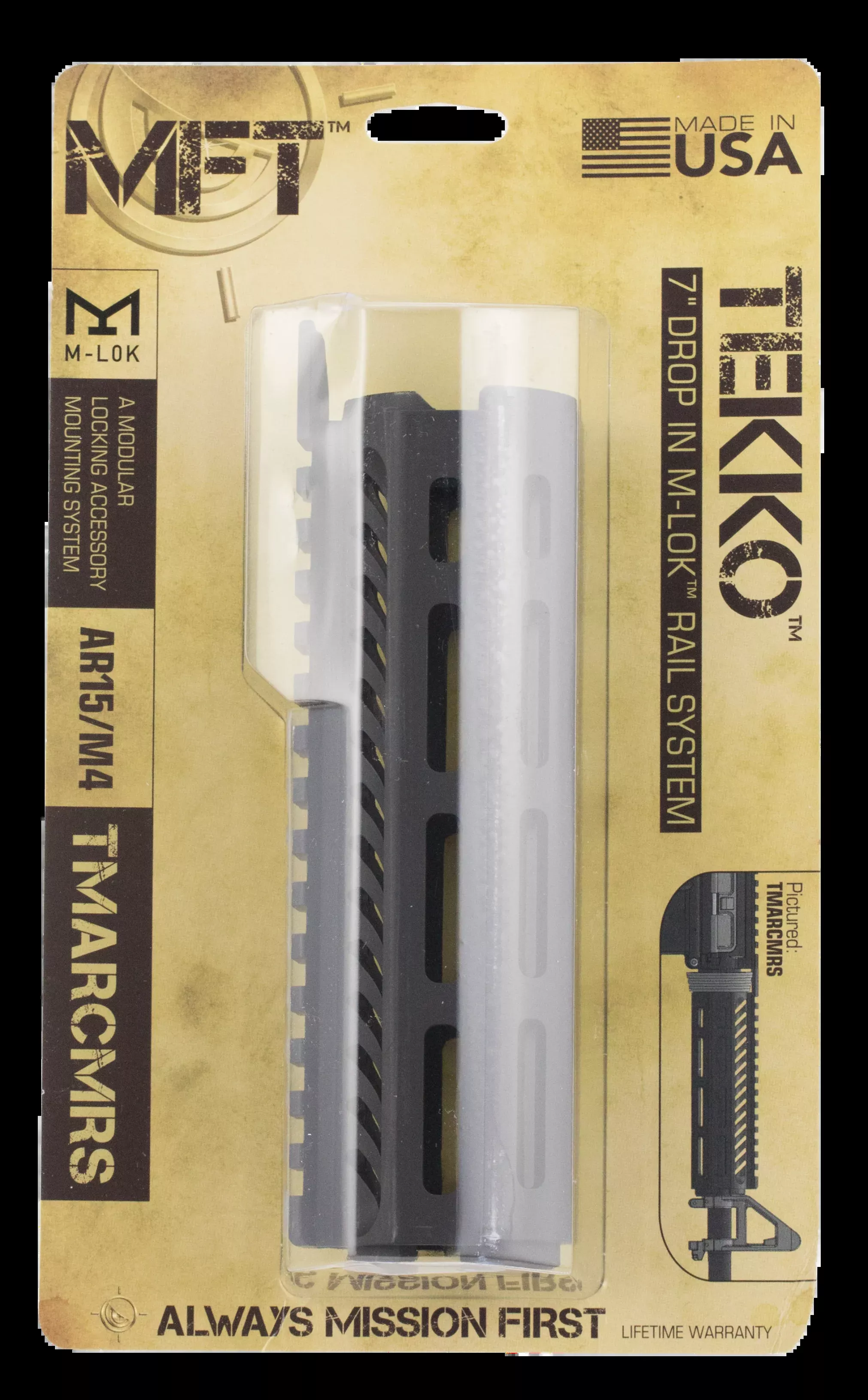 Mission First Tactical Tekko, Mft TmarcmrsTekko Drop In7" Rl Mlok