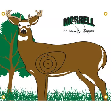 Morrell 803 Polypropylene Target Face NASP/IBO Whitetail, White