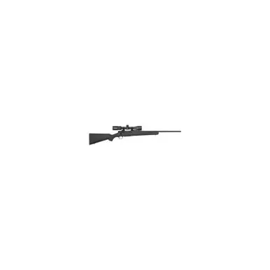 Mossberg 28054 Patriot 25-06 Rem Caliber with 5+1 Capacity, 22" Fluted Barrel, Matte Blued Metal Finish & Black Synthetic Stock Right Hand (Full Size) Includes Vortex Crossfire II 3-9x40mm Scope