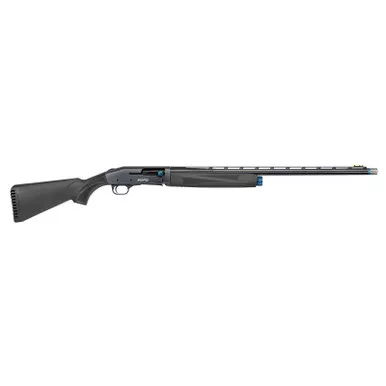 Mossberg 85159 940 Super Bantam Full Size 12 Gauge Semi-Auto 3" 4+1 26" Matte Blued Vent Rib Barrel, Tungsten Gray w/Blue Accents Stainless Steel Receiver, Adjustable Black Synthetic Stock, Right Hand