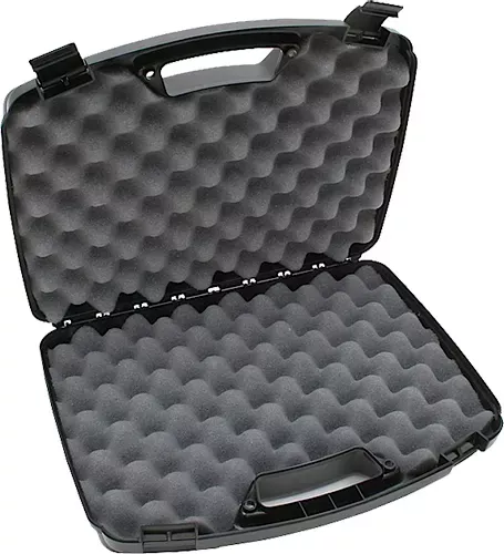 MTM Case-Gard Double Handgun Case made of Polypropylene with Textured Black Finish 14 x 10"x 3.10" Interior Dimensions"