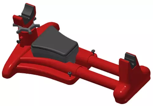 MTM Case-Gard K-Zone Shooting Rest Rifle/Handgun Red Plastic