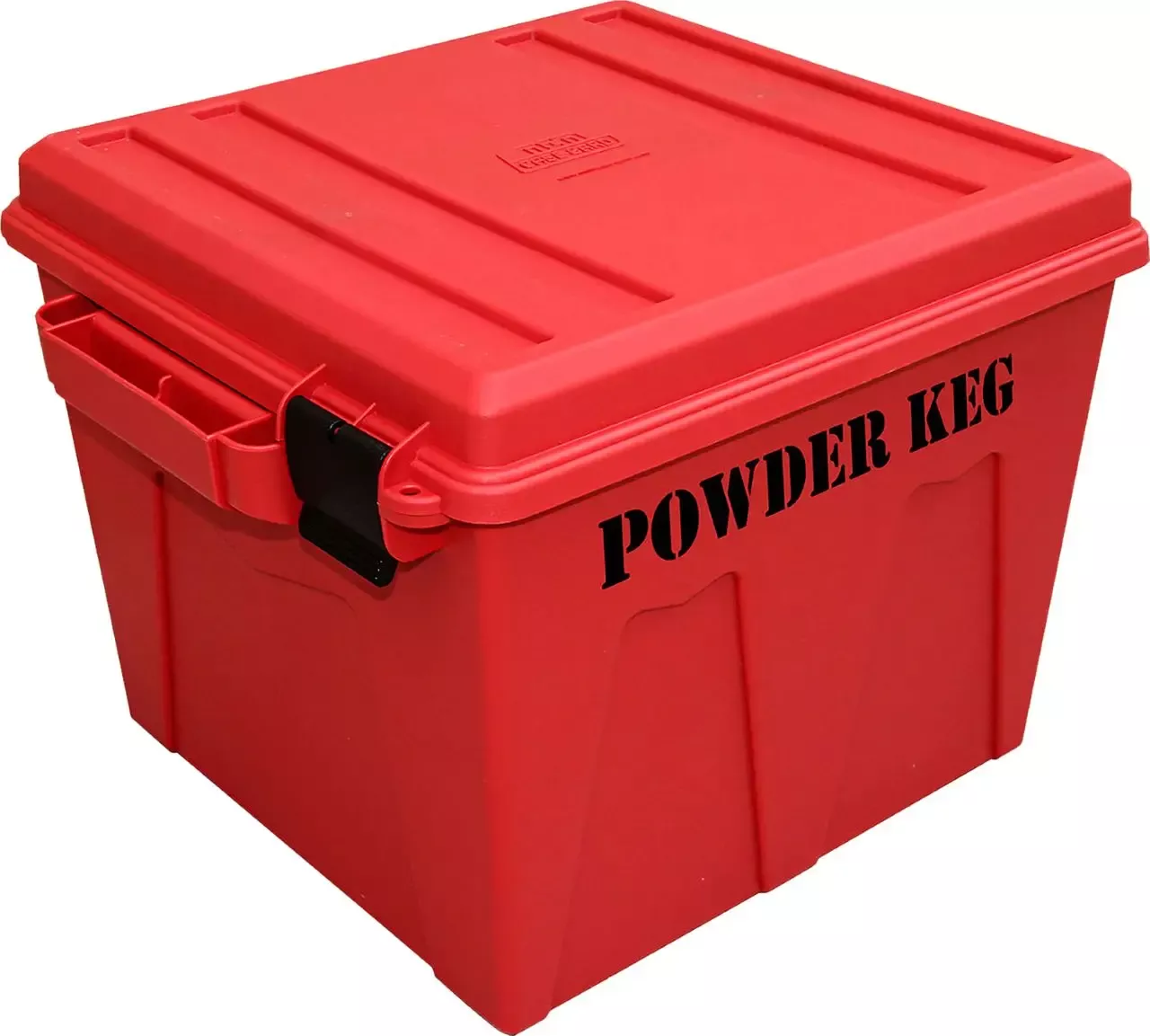 MTM Case-Gard Powder Keg Storage Container Red Polypropylene