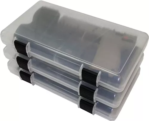 Mtm In-safe Handgun Storage – Case 12″ Clear Smoke 3-pack