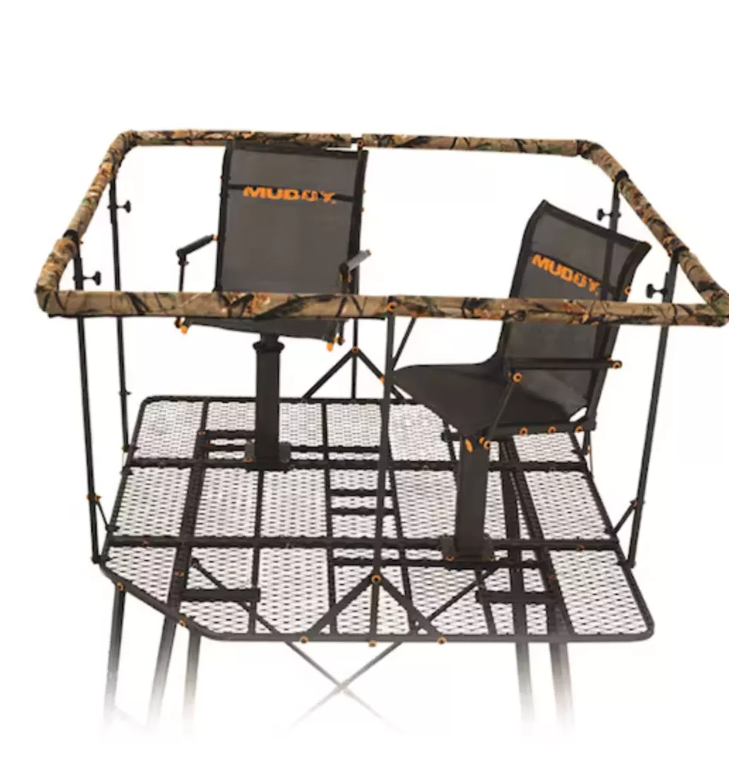 Muddy Quad Pod 2-Person 12' Tower Stand MQP1600