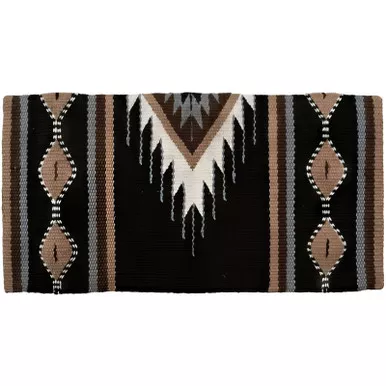 MUSTANG Del Rio 36in x 34in New Wool Blanket (5007)