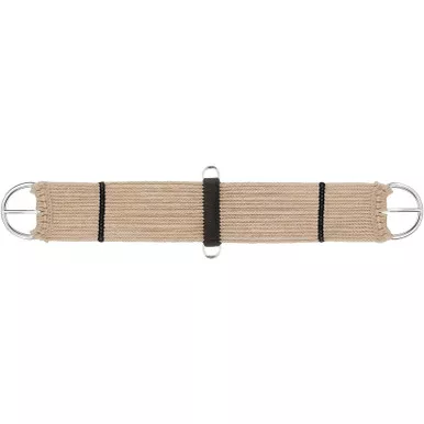 MUSTANG Pony 15-Strand 16in Mohair Blend Black Nylon Wrapped Center and Stainless Steel Buckles and Dees (103-16)