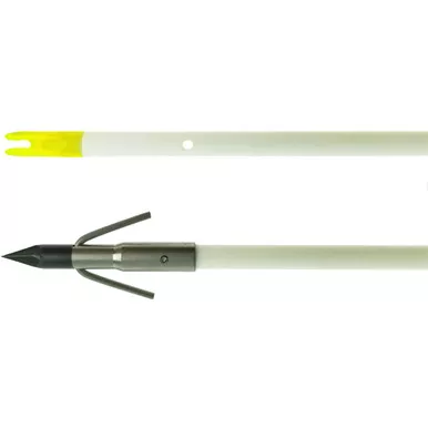 Muzzy 1020-CBS Classic Fish Arrow with Carp Point, White