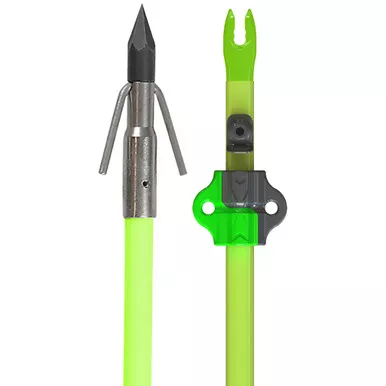 Muzzy 1420-CBS Classic Fish Arrow with Carp Point, Chartreuse