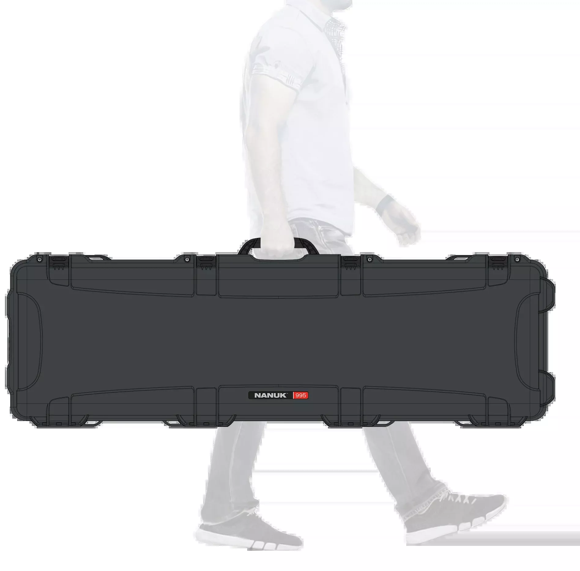 Nanuk (plasticase Inc) 995, Nanuk 9951007 Nanuk Case W/foam Graphite