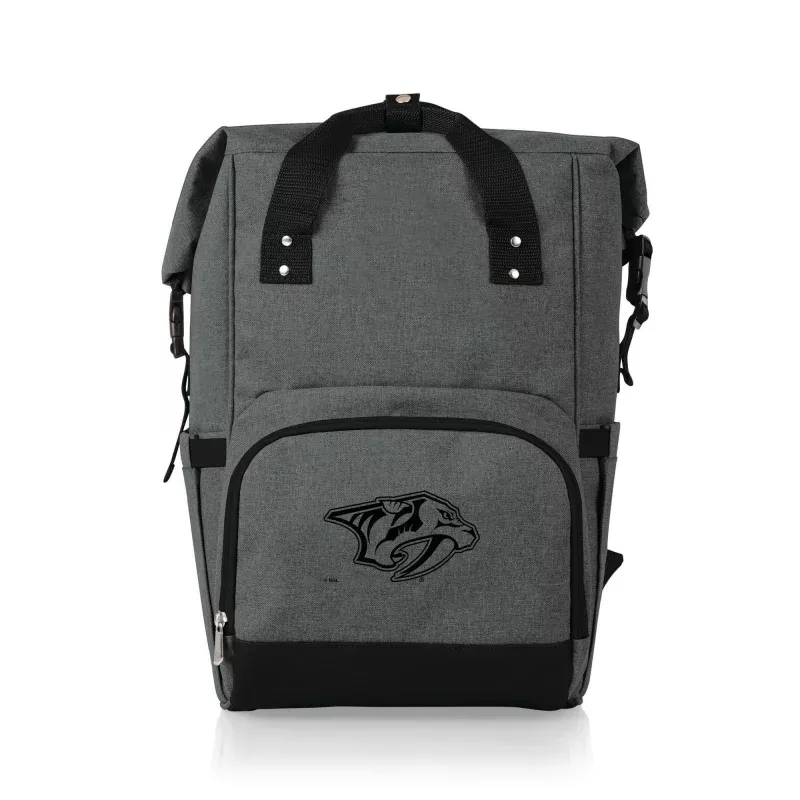Nashville Predators – On The Go Roll-Top Backpack Cooler