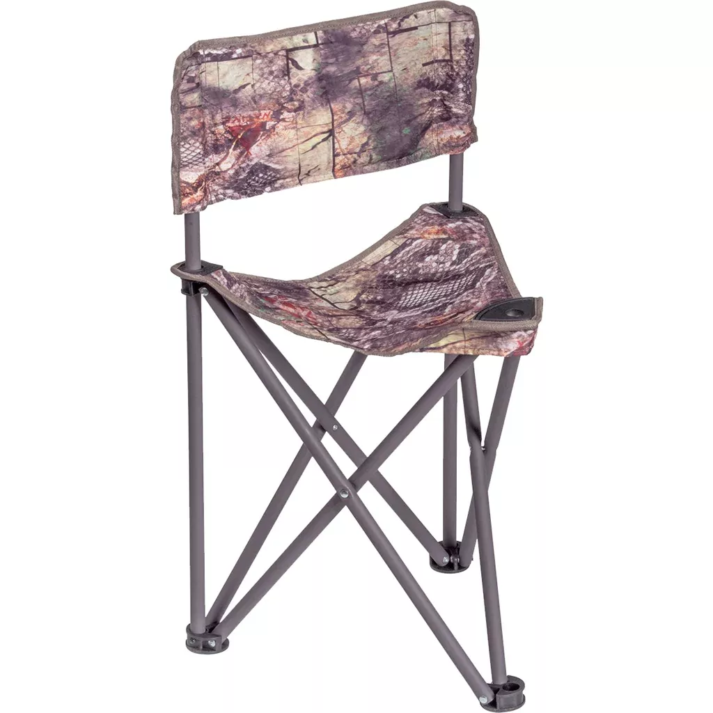 Native Tripod Blind Chair Dirt Road