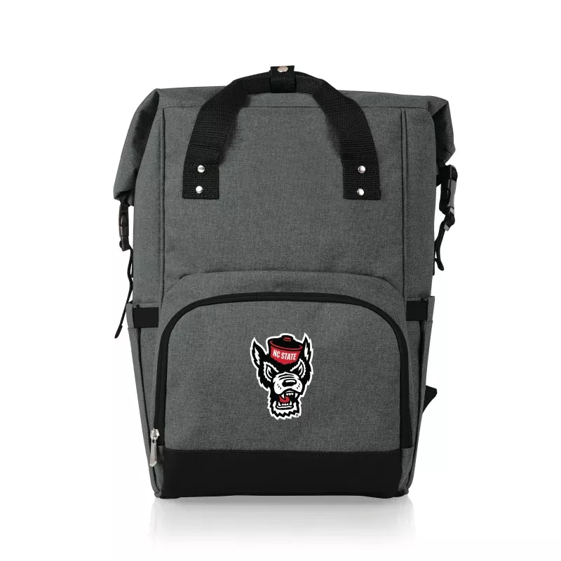 NC State Wolfpack – On The Go Roll-Top Backpack Cooler