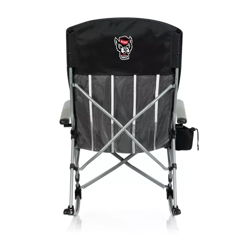 NC State Wolfpack – Outdoor Rocking Camp Chair