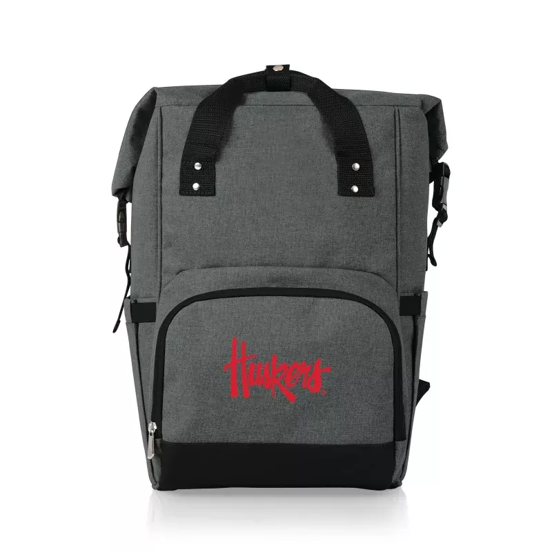 Nebraska Cornhuskers – On The Go Roll-Top Backpack Cooler