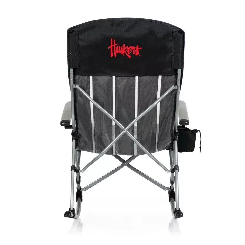 Nebraska Cornhuskers – Outdoor Rocking Camp Chair