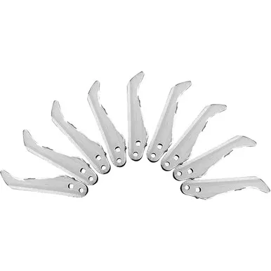 New Archery Products NAP-60-235 Replacement Blades Spitfire, 100/125 Grain, Silver, 9 Pack