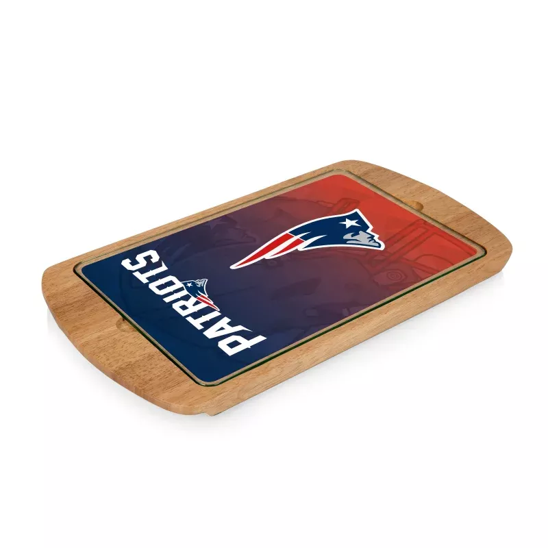 New England Patriots – Billboard Glass Top Serving Tray