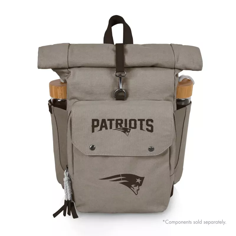 New England Patriots – Carmel Roll Top Picnic Backpack Cooler