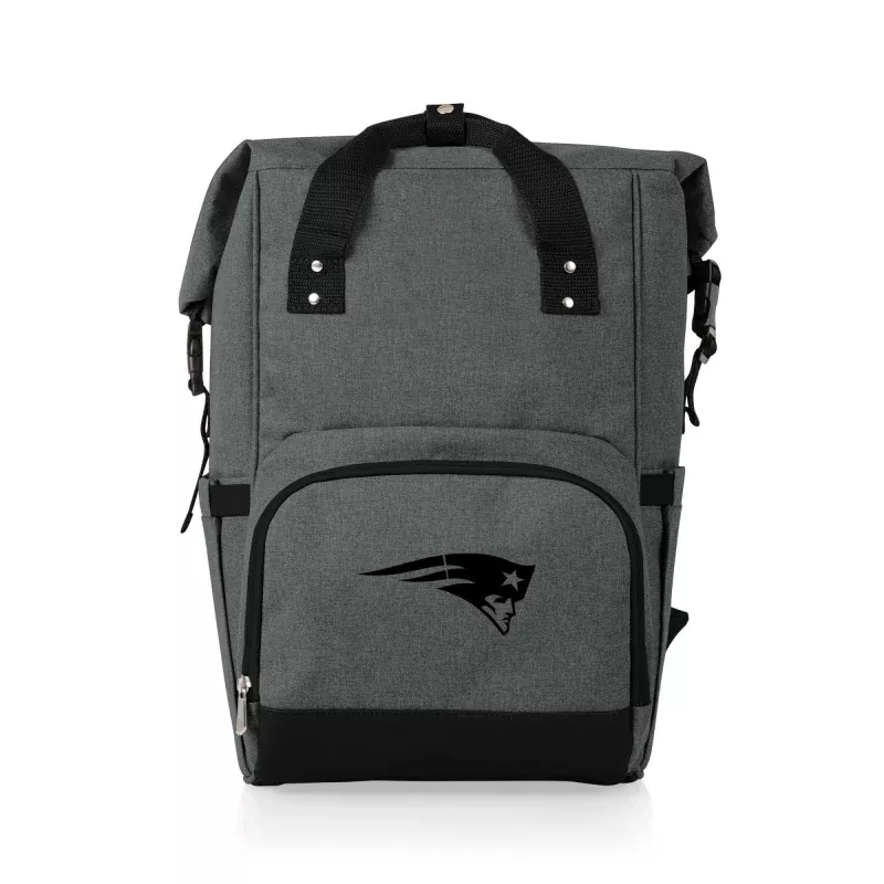 New England Patriots – On The Go Roll-Top Backpack Cooler