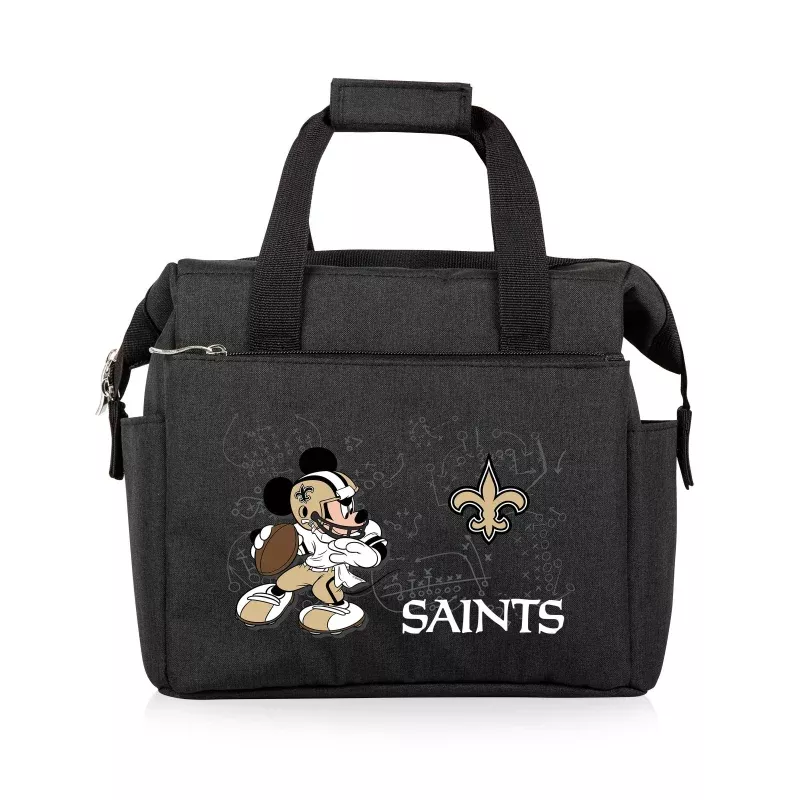 New Orleans Saints Mickey Mouse – On The Go Lunch Bag Cooler
