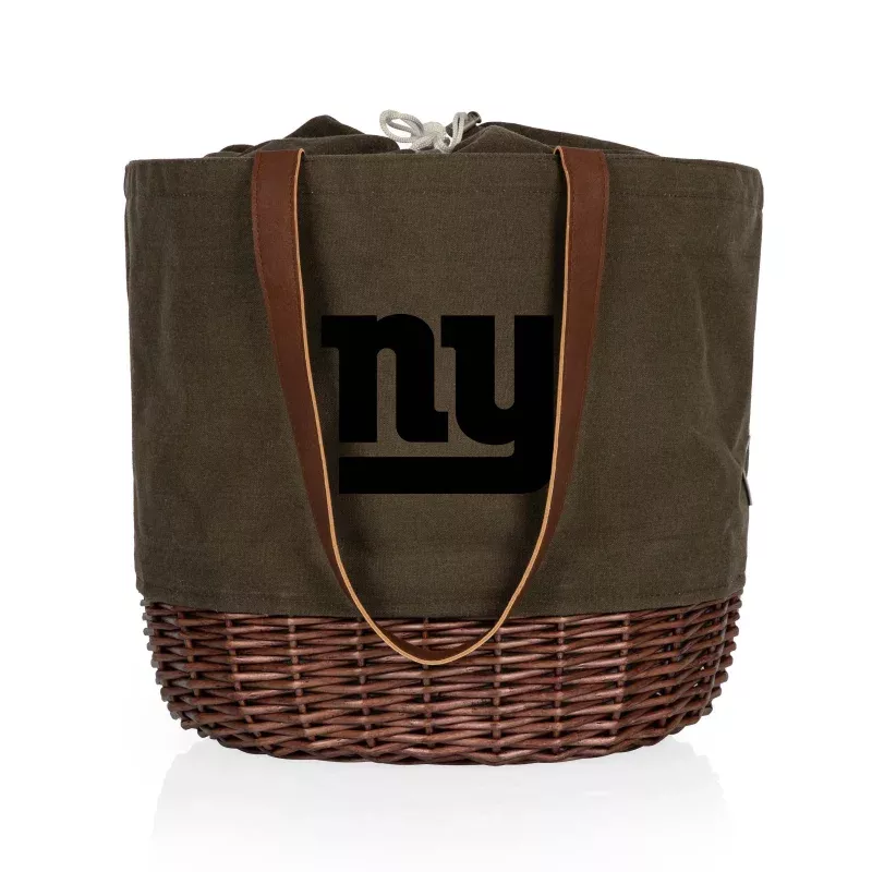 New York Giants – Coronado Canvas and Willow Basket Tote