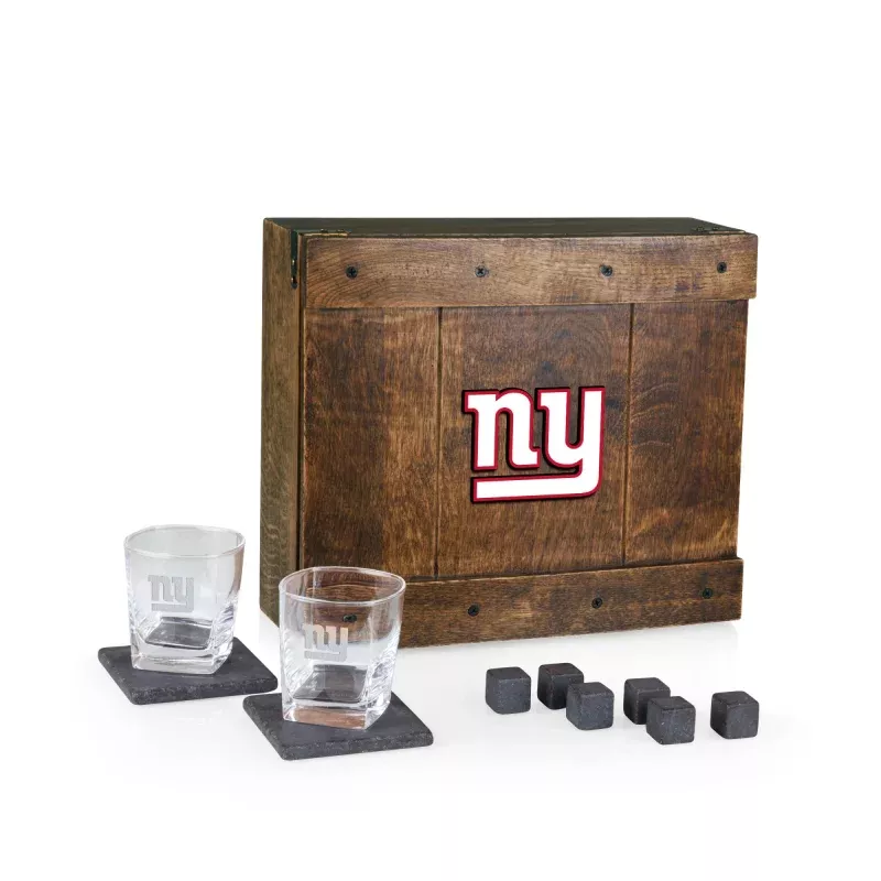 New York Giants – Whiskey Box Gift Set